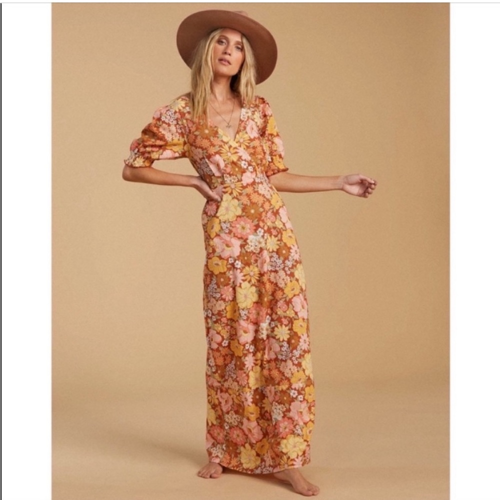 nwot the salty blonde x billabong hello there dress